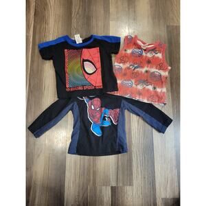 Toddler Boys Spiderman Graphic Tee Bundle Size 2T